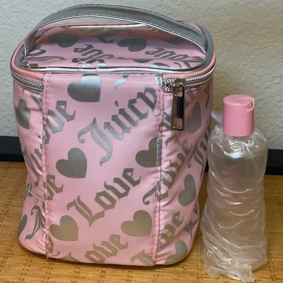 Juicy Couture Pink and Silver Cosmetic Bag - Picture 3 of 8
